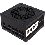 SilverStone DA850-G enhed til strømforsyning 850 W 20-pin ATX ATX Sort, PC strømforsyning Sort, 850 W, 90 - 264 V, 47 - 63 Hz, Aktiv, 110 W, 846 W