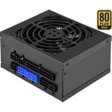 SilverStone SX650-G enhed til strømforsyning 650 W 20+4 pin ATX SFX Sort, PC strømforsyning Sort, 650 W, 90 - 264 V, 47 - 63 Hz, Aktiv, 110 W, 650 W