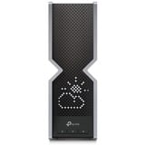 TP-Link Archer BE800 trådløs router Multi-Gigabit Ethernet Tri-band (2,4 GHz/5 GHz/6 GHz) Sort, Rustfrit stål, Mesh router Wi-Fi 7 (802.11be), Tri-band (2,4 GHz/5 GHz/6 GHz), Ethernet LAN, Sort, Rustfrit stål, Bordplade router