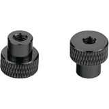 Thermal Grizzly AM5 Adapter & Offset Mounting Kit, Montering/montering Sort