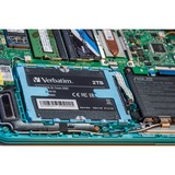 Verbatim Vi550 2 TB, Solid state-drev Sort
