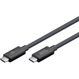 goobay USB4 Version 2.0 Kabel, USB-C stik > USB-C stik, 80Gbit/s Sort