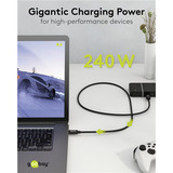 goobay USB4 Version 2.0 Kabel, USB-C stik > USB-C stik, 80Gbit/s Sort