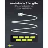 goobay Ultrafleksibelt Cat.8.1 patchkabel slim, U/FTP Hvid