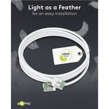 goobay Ultrafleksibelt Cat.8.1 patchkabel slim, U/FTP Hvid