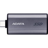 ADATA SC750 1 TB USB Type-C 3.2 Gen 2 (3.1 Gen 2) Sort, Solid state-drev Titanium, 1 TB, USB Type-C, 3.2 Gen 2 (3.1 Gen 2), 1050 MB/s, 10 Gbit/sek., Sort