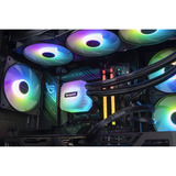 ALTERNATE AGP-WINDOW-INT-11, Gaming PC Sort/gennemsigtig