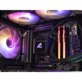 ALTERNATE Custom PC Series • Red Thunder Elements, Gaming PC Sort/gennemsigtig