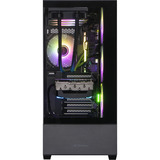 ALTERNATE Custom PC Series • Red Thunder Elements, Gaming PC Sort/gennemsigtig
