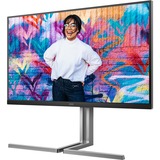 AOC U32U3CV, LED-skærm Sort