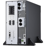APC Easy UPS On-Line, 6000VA, Lithium-ion Sort/Sølv, 6kVA/6kW, Lithium-ion, Rack/Tower 5U, 230V, 1 Hard wire (1P+N+E) outlet, Intelligent Card Slot, Extended runtime, W/ rail kit, Dobbeltkonvertering (online), 6 kVA, 6000 W, Sine, 120 V, 300 V