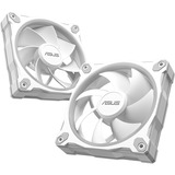 ASUS Prime MR120 Fan ARGB White 3in1 Computerkabinet Ventilator 12 cm Hvid, Sag fan Hvid, Ventilator, 12 cm, Hvid