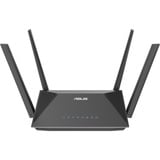 ASUS RT-AX52 AX1800 AiMesh trådløs router Gigabit Ethernet Dual-band (2,4 GHz / 5 GHz) Sort Wi-Fi 6 (802.11ax), Dual-band (2,4 GHz / 5 GHz), Ethernet LAN, Sort, Bordplade router