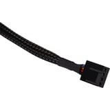 Alphacool Forlængerkabel 4-pin til 4-pin, 15 cm, Forlængerledning Sort