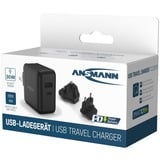 Ansmann USB-oplader Travel Charger TC230PD Sort