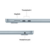 Apple MacBook Air (15") 2025, Notebook Lyseblå