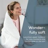 Beurer Varmetæppe HD 82 Helsinki, Varmetæppe elektrisk Hvid