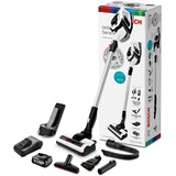 Bosch BBS812AM støvsuger 0,4 L Tromle vakuum Dry Støvpose, Skaft støvsuger Hvid/Sort, Tromle vakuum, Dry, Støvpose, 0,4 L, 76 dB, Hvid