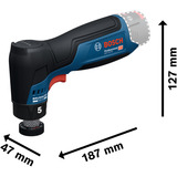 Bosch Batteri-excentersliber GEX 12V-32 Professional solo, 12Volt, Tilfældige rystepudser Blå/Sort