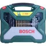 Bosch Coffret X-Line Titane de 50 piÃ¨ces 2607019327, Boremaskine &amp; bit sæt Grøn, Kina, 6 stk, 6,6 kg, 400 mm, 270 mm, 250 mm