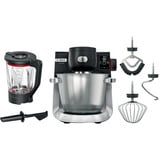 Bosch Serie 6 MUMS6ZS17 foodprocessor 1600 W 5,5 L Sort, Rustfrit stål Sort/rustfrit stål, 5,5 L, Sort, Rustfrit stål, Dreje, 3,5 kg, 3,5 kg, 1,1 m