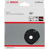 Bosch Slibetallerken medium hård, Ø 125mm, Slibning pad Sort