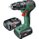 Bosch Universal Impact 18V-60 1900 rpm Nøglefri 1,3 kg Grøn, Bore-/ skruemaskine Grøn/Sort, Pistolgreb boremaskine, Nøglefri, Børstefri, Grøn, 1,3 cm, 1900 rpm