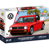 COBI Volkswagen Golf Cabriolet (1979-1993), Bygge legetøj Rød