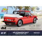 COBI Volkswagen Golf Cabriolet (1979-1993), Bygge legetøj Rød