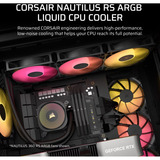 Corsair NAUTILUS 240 RS ARGB Renoveret, Vandkøling Sort