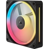 Corsair iCUE LINK LX120-R RGB Reverse, Sag fan Sort
