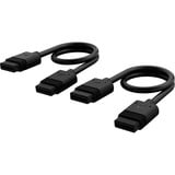 Corsair iCUE LINK kabel, 200mm, lige Sort