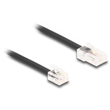 DeLOCK Telefonkabel RJ-45 stik > RJ-11 stik Sort
