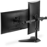 Digitus DA-90401 skærmbeslag og -stativer 81,3 cm (32") Sort Skrivebord, Gulvstander Sort (mat), Fritstående, 8 kg, 38,1 cm (15"), 81,3 cm (32"), 100 x 100 mm, Sort