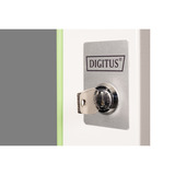 Digitus Glasfrontdør til 19" 20U vægboks Unique-serie, Frontpanel grå