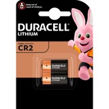 Duracell CR2 Engangsbatteri Lithium Engangsbatteri, CR2, Lithium, 3 V, 2 stk, Cylindrisk