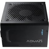 FSP ADVAN-850GM enhed til strømforsyning 850 W 20+4 pin ATX ATX Sort, PC strømforsyning 850 W, 100 - 240 V, 5.5 A, Aktiv, 100 W, 850 W