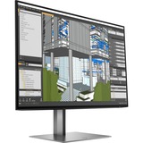 HP Z24n G3 61 cm (24") 1920 x 1200 pixel WUXGA LED Sølv, LED-skærm Sort, 61 cm (24"), 1920 x 1200 pixel, WUXGA, LED, 5 ms, Sølv