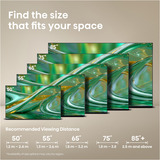 Hisense ULED 85E8S MiniLED, QLED TV Sort/mørk grå