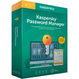 Kaspersky Password Manager Fuld 1 licens(er), Software 1000 MB, 1024 MB, Windows 10, Windows 8, Windows 8.1, Windows 7, Tysk, Fuld, 1 licens(er)