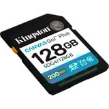 Kingston SDG4/128GB, Hukommelseskort Sort