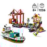 LEGO Havnefront med fragtskib, Bygge legetøj Byggesæt, 8 År, Plast, 1226 stk, 2,29 kg