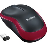 Logitech M185 mus Ambidextrous RF trådløst Optisk 1000 dpi Rød, Ambidextrous, Optisk, RF trådløst, 1000 dpi, Sort, Rød, Detail