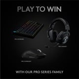 Logitech Pro X Superlight mus Højre hånd RF trådløst 25600 dpi, Gaming mus Sort, Højre hånd, RF trådløst, 25600 dpi, 1 ms, Sort