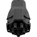 NRGkick Stikadapter til ladestationer Type 2, maks. 32A, 22kW Sort/Rød