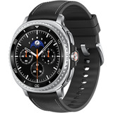 Samsung Galaxy Watch 8 Classic 3,3 cm (1.3") AMOLED 46 mm Digital 438 x 438 pixel Berøringsskærm Sølv Wi-Fi GPS (satellit), SmartWatch Sort, 3,3 cm (1.3"), AMOLED, Berøringsskærm, 64 GB, GPS (satellit), 63,5 g