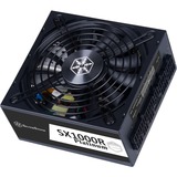 SilverStone SST-SX1000R-PL 1000W, PC strømforsyning Sort