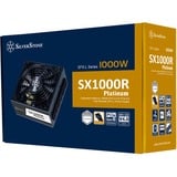 SilverStone SST-SX1000R-PL 1000W, PC strømforsyning Sort