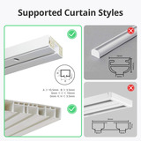 SwitchBot Smart Curtain 3 U Rail, Åbningsåbning Hvid