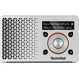 TechniSat DigitRadio 1 Bærbar Digital Orange, Sølv Sølv/Orange, Bærbar, Digital, DAB+,FM, 87.5 - 108 Mhz, 174 - 240 Mhz, Automatisk scanning